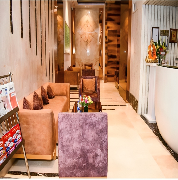 Delhieez Boutique Hotel lobby in Vikram Vihar Delhi